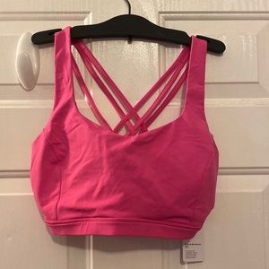 Lululemon Free To Be Serene Bra, Sonic Pink, Size 12